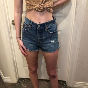 Levi jean shorts